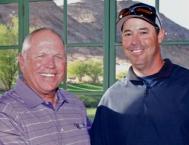 Greg Maddux and Butch Harmon