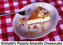 Grimaldi's Pizzeria - Amaretto Cheesecake