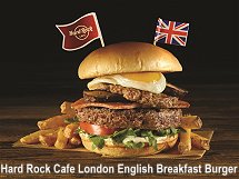 Hard Rock Cafe - London English breakfast burger