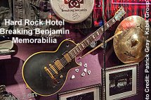 Hard Rock Hotel - Breaking Benjamin memorabilia
