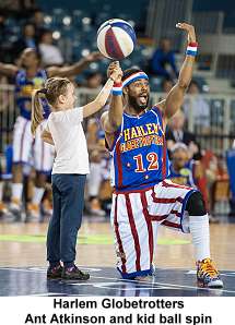 Harlem Globetrotters Ant Atkinson