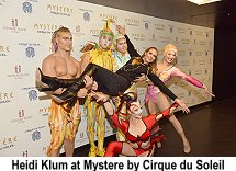 Heidi Klum at Mystere by Cirque Du Soleil 2016