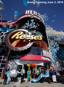 Hersheys Chocolate World grand opening june 3, 2014