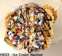 HEXX Ice Cream nachos