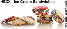 HEXX ice cream sandwiches