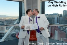 gay wedding atop High Roller
