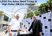 High Roller Lego model by Adam Reed Tucker with GM Eric Eberhart
