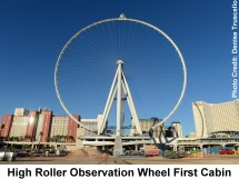 High Roller Observation Wheel first cabin