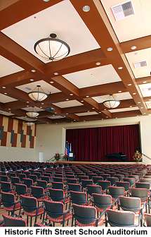Historic Fifth street School auditorium