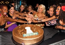Holy Madison with the Cast of 'Peepshow' at Planet Hollywood