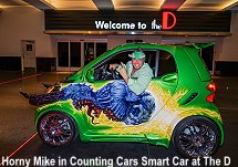 Horny Mike in Counting Cars smart car at The D