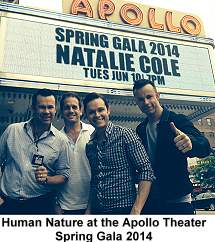 Human Nature at Apollo Theater Spring Gala 2014