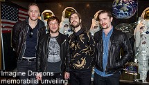 Imagine Dragons memorabilia unveiling
