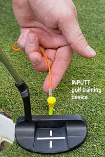 Inputt golf training device