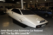 James Bond Lotus submarine car