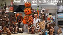 Jean Philippe with displays
