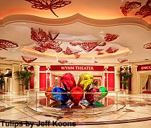 Jeff Koons' 'Tulips' at Wynn Las Vegas
