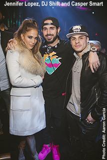 Jennifer Lopez, DJ Shift and Casper Smart