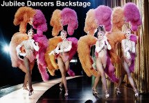 Jubilee dancers backstage