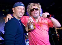 Kenny Chesney and Sammy Hagar