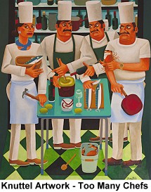 Knuttel artwork, Too Many Chefs