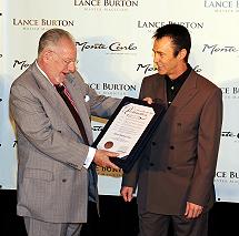 Oscar Goodman pronouncing Lance Burton Day