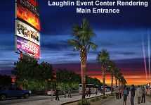 Laughlin Event Center rendering main entrance