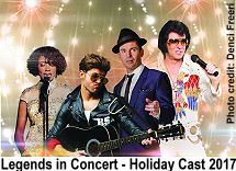 Legends in Concert Holiday cast 2017
