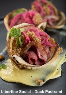 Libertine Social duck pastrami