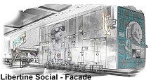 Libertine Social facade