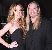 Michael Boychuck with Lindsay Lohan