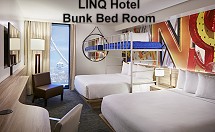 LINQ Hotel bunk bed room