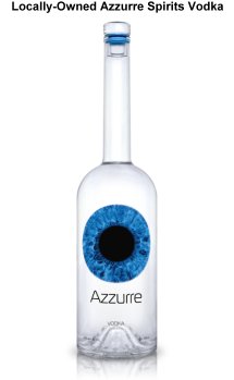 Locally owned Azzurre Spirits Vodka