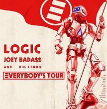 Logic and Joey Bada$$ and Big Lenbo concert poster