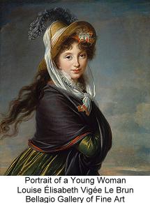 Louise Elisabeth Vigee Le Brun, 'Portrait of a Young Woman'