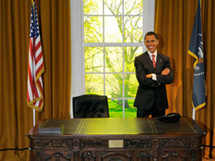 Madame Tussaud's Oval Office Replica