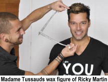 Madame Tussauds wax figure of Ricky Martin