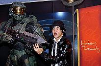 Madame Tussauds Wentz and Master Chief