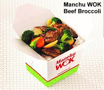 Manchu Wok beef and broccoli