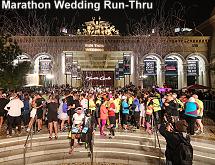 Marathon wedding run-thru