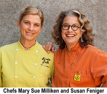Mary Sue Milliken and Susan Feniger chefs