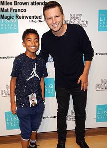 Mat Franco and Miles Brown