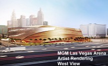 MGM Las Vegas Arena, artist rendering, West view