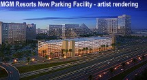 MGM Resorts new parking facility artist rendering