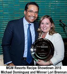 MGM Resorts Recipe  Showdown 2015 - Michael Dominguez and Lori Brennan