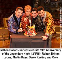Million Dollar Quartet celebrate 59th anniversary of legendary night