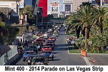 Mint 400 2014 parade on Las Vegas Strip