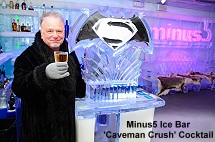 Minus5 Ice Bar Caveman Crush Cocktail
