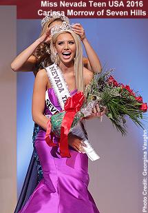 Miss Nevada Teen USA 2016, Carissa Morrow of Seven Hills