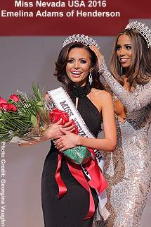 Miss Nevada USA 2016, Emelina Adams of Henderson